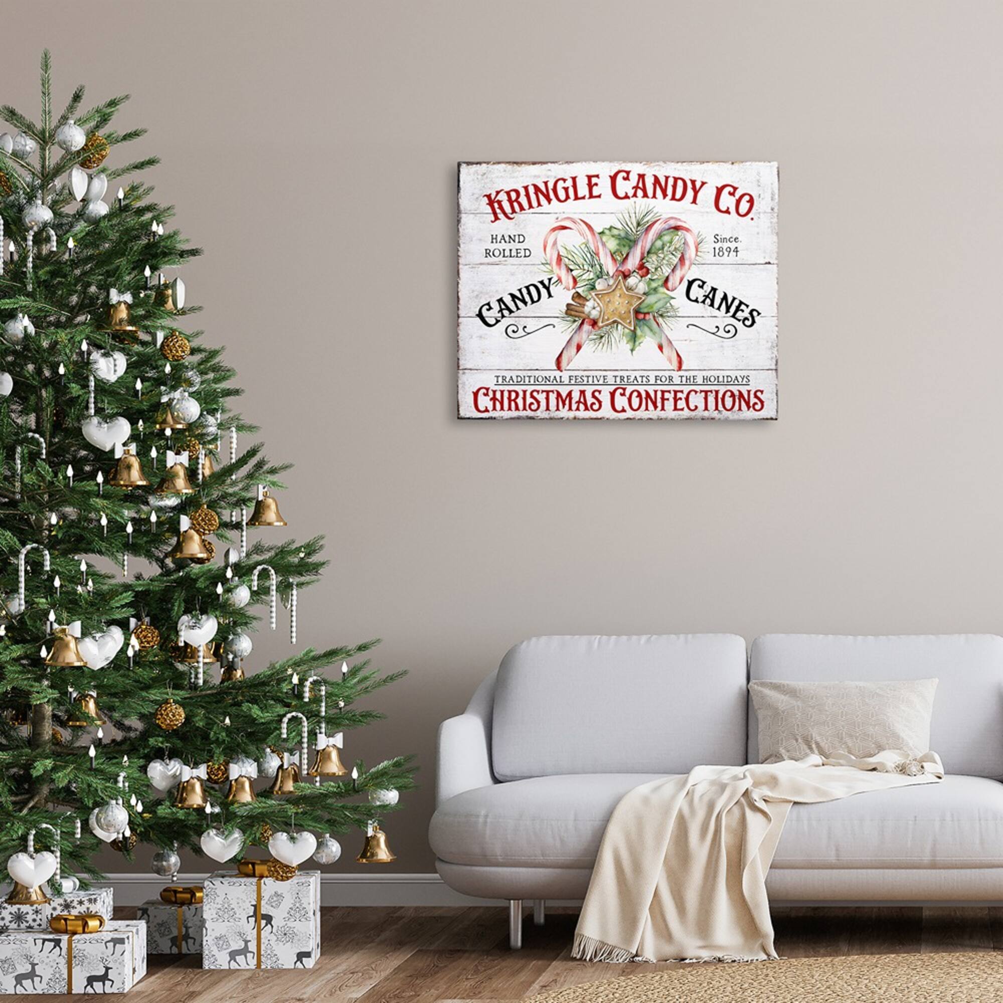 Stupell Industries 30" x 40" Fresh Christmas Confections Canvas Wall Art